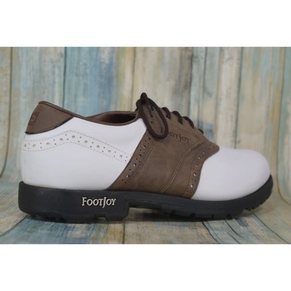 Footjoy GreenJoys Men's Size 11 Saddle Golf Cleats 45542 - Picture 10 of 11